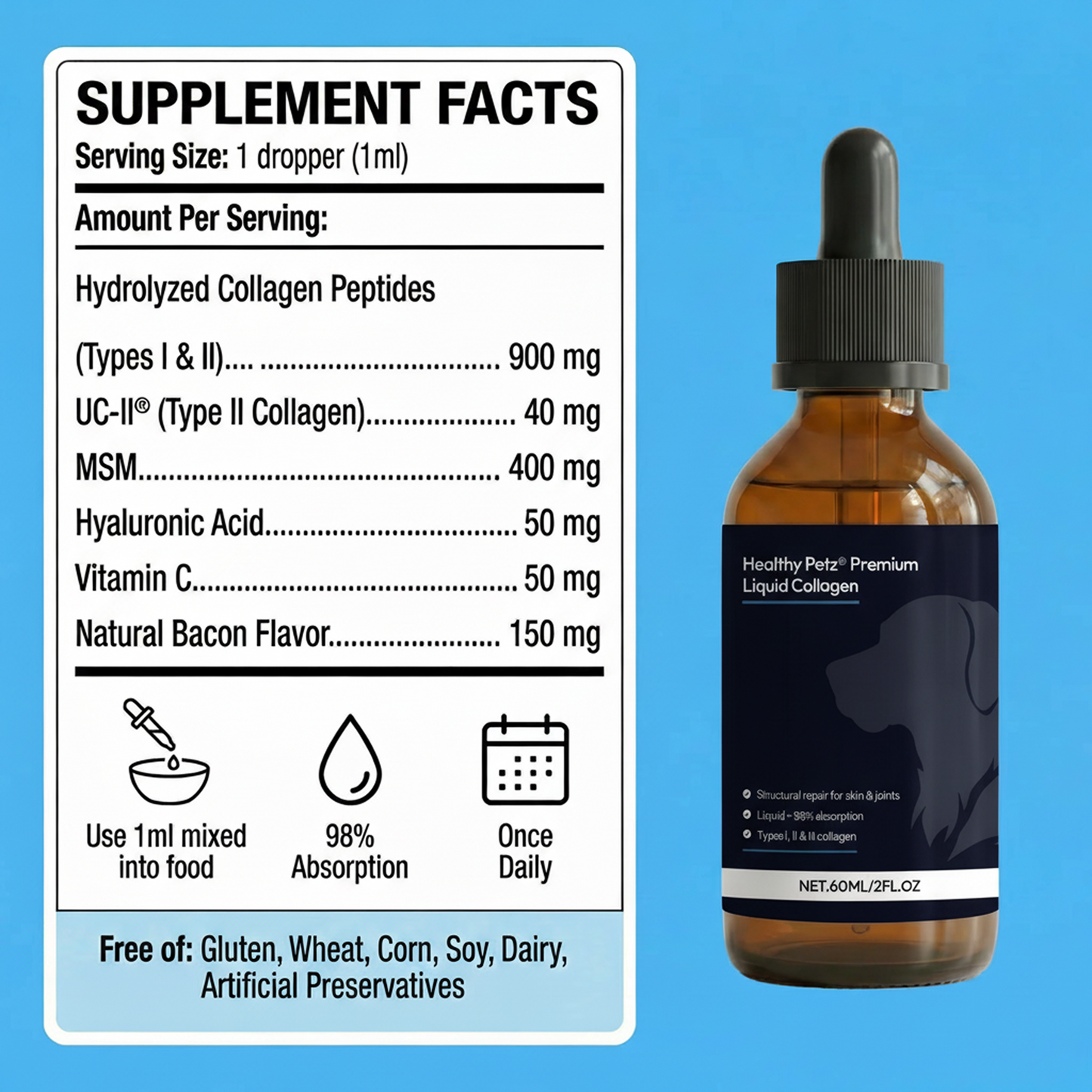 Healthy Petz Premium Liquid Collagen