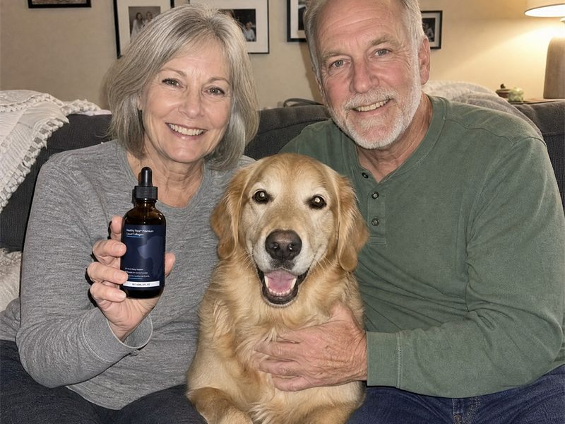 Doug with his dog Max